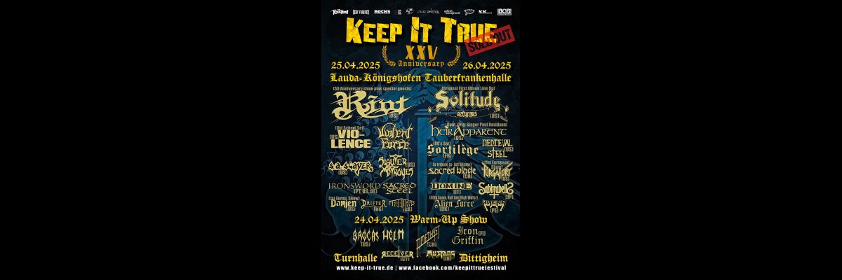 Keep It True 2025 - metalizer, keep it true festival