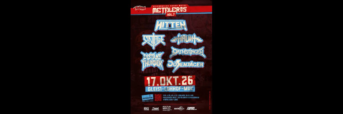 Metalizer @ Metaleros Festival Vol. 7 - metaleros festival, metalizer records, vinyl cd pre-order