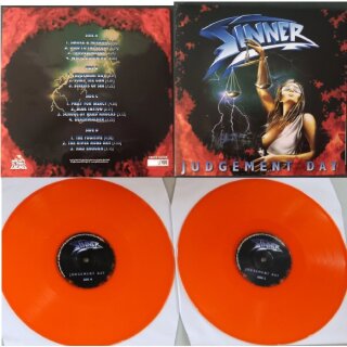 SINNER- Judgement Day LIM.2LP SET numb.400 orange vinyl