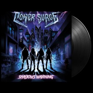 POWER SURGE- Shadows Warning LIM.250 BLACK VINYL