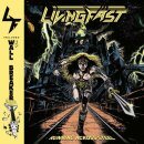 LIVING FAST- Running Across Steel LIM.1st press +EP...