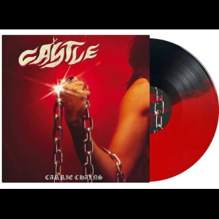 CASTLE- Carrie Chains LIM.100 BLACK/RED SPLIT VINYL
