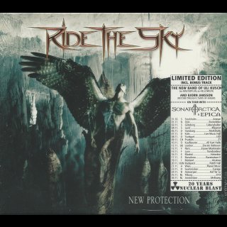 RIDE THE SKY- New Protection LIM. SLIPCASE CD +Bonustracks