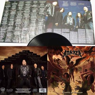 ATTACKER- Giants Of Canaan LIM. BLACK VINYL only 350