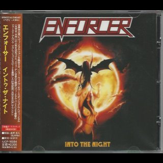 ENFORCER- Into The Night RARE ORIG. JAPAN CD +3 demo bonus