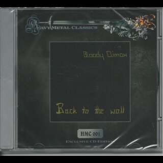 BLOODY CLIMAX- Back To The Wall LIM.700+certificate