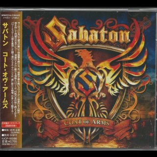 SABATON- Coat Of Arms CD NEU mega rare japan cd + bonustrack + OBI