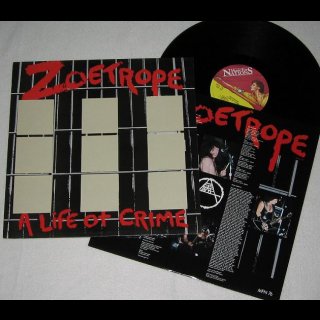 ZOETROPE- A Life Of Crime RARE ORIG. LP gimmick cover