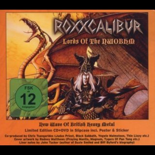 ROXXCALIBUR- Lords Of The NWoBHM SLIP-CASE +bonus DVD +poster