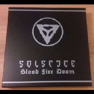 SOLSTICE- Blood Fire Doom LIM. 250 RED SPLATTER VINYL 5 LP set +7"