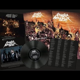 SAVAGE MASTER- With Whips And Chains LIM. BLACK VINYL +poster