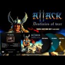 ATTACK- Destinies Of War LIM. 100 solid gold vinyl