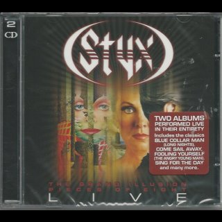 STYX- Live: The Grand Illusion/Pieces Of Eight 2CD set