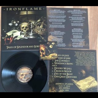 IRONFLAME- Tales Of Splendor And Sorrow LIM.300 BLACK VINYL +CD