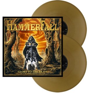 HAMMERFALL- Glory To The Brave LIM.2LP SET gold vinyl
