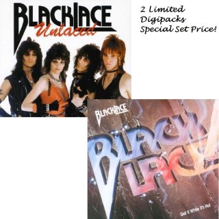 BLACKLACE- Unlaced/Get It While It´s Hot 2CD Set LIM. DIGIPACKS