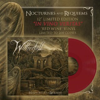 WITHERFALL- Nocturnes And Requiems LIM. 200 &quot;in vino veritas&quot; RED WINE col. US IMPORT