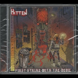 HITTEN- First Strike With The Devil CD +Sticker