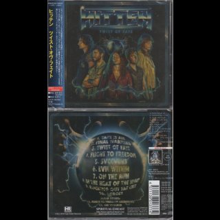 HITTEN- Twist Of Fate RARE JAPAN CD +Bonus