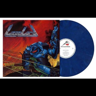 LIEGE LORD- Master Control LIM.500 BLUE/WHITE marbled VINYL +Poster+DL Code