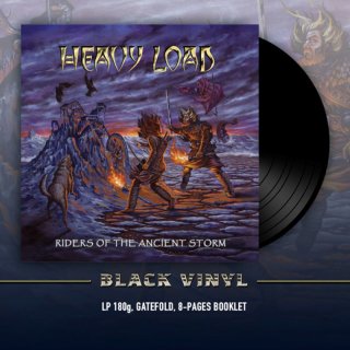 HEAVY LOAD- Riders Of The Ancient Storm LIM.180g BLACK VINYL
