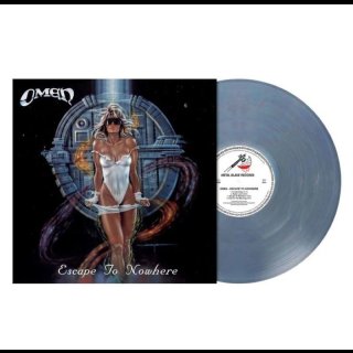 OMEN- Escape To Nowhere LIM.+NUMB.300 LIGHT STEEL BLUE MARBLED VINYL +Poster