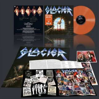 GLACIER- same LIM. ORANGE VINYL +Poster